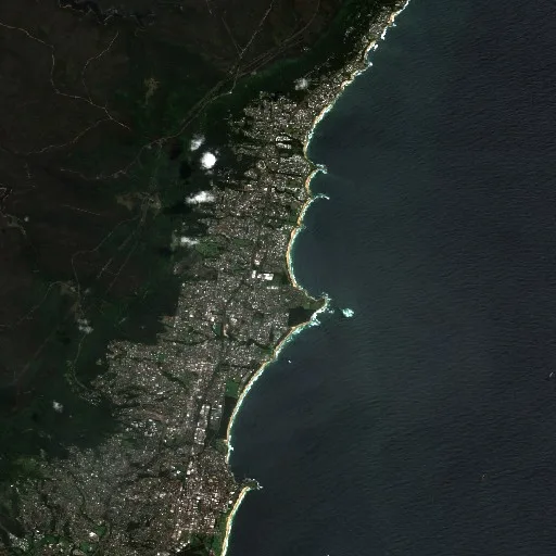 Bellambi Bushfire — Sentinel-2 true color