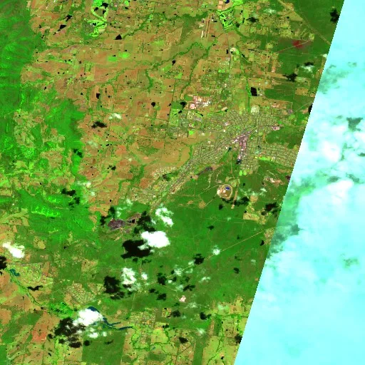 Incendio cerca de Bellbird — Sentinel-2 SWIR (fuego)