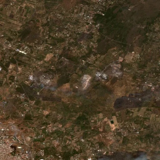 Incendio cerca de Belpasso — Sentinel-2 true color