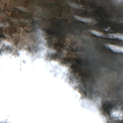 Binnaway Bushfire — Sentinel-2 true color