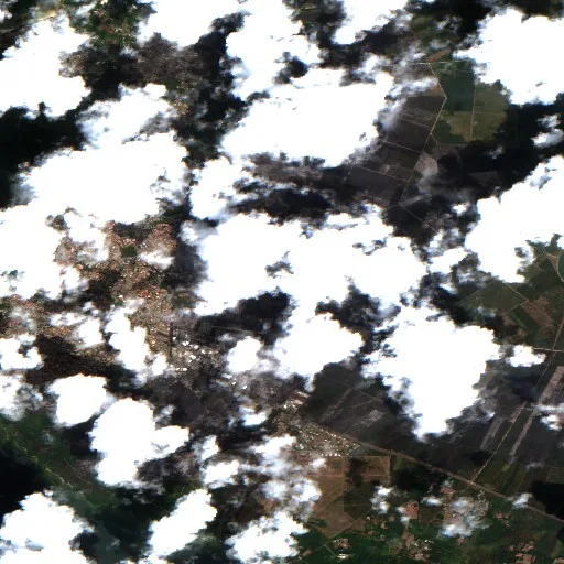 Wildfire near Biscarrosse (Jul 23) — Sentinel-2 true color