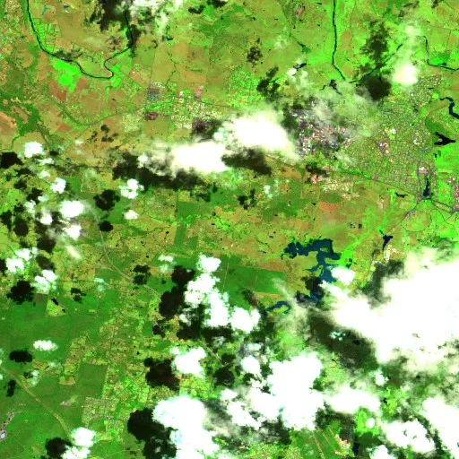 Bishops Bridge Bushfire — Sentinel-2 SWIR (fuego)