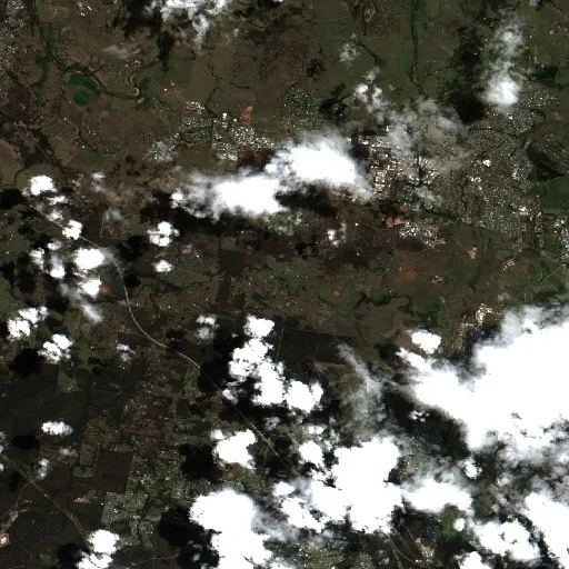 Bishops Bridge Bushfire — Sentinel-2 true color