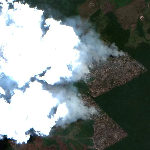 Incendio cerca de Boa Esperança (24 sep) — Sentinel-2 true color