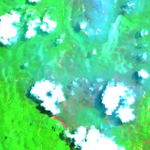 Incendio cerca de Bofuer — Sentinel-2 SWIR (fuego)