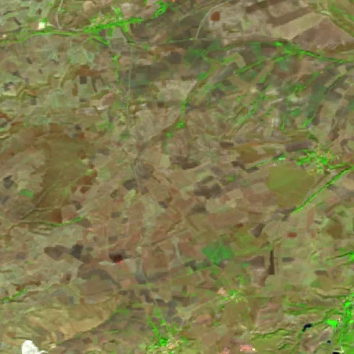 Wildfire near Boğazkale — Sentinel-2 SWIR (fuego)