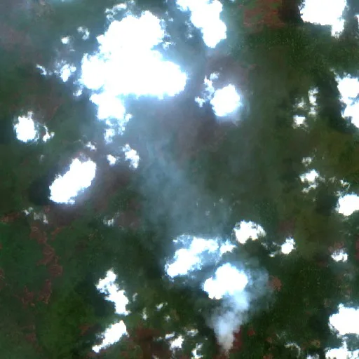 Wildfire near Bogia District (Sep 29) — Sentinel-2 true color