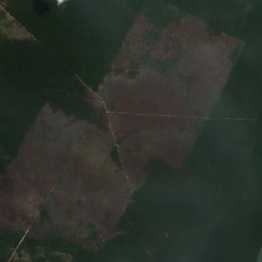 Incendio cerca de Bom Futuro (25 ago) — Sentinel-2 true color