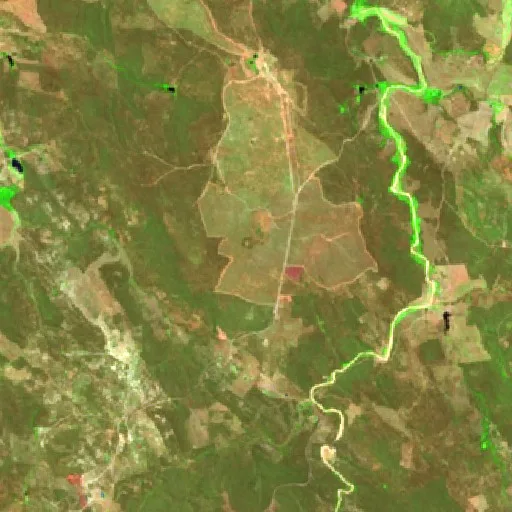Wildfire near Bom Jesus da Serra — Sentinel-2 SWIR (fuego)