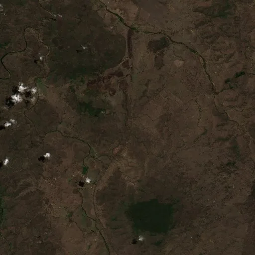 Incendio cerca de Booubyjan — Sentinel-2 true color