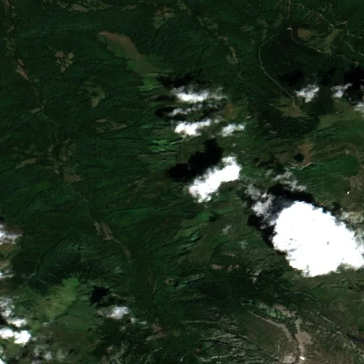 Wildfire near Bordes-Uchentein (FR) — Sentinel-2 true color
