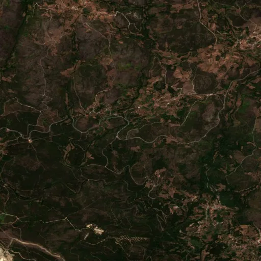Incendio cerca de Boticas — Sentinel-2 true color