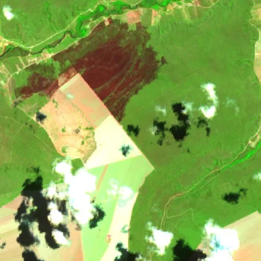 Incendio cerca de Brejo do Salto (5 sep) — Sentinel-2 SWIR (fuego)