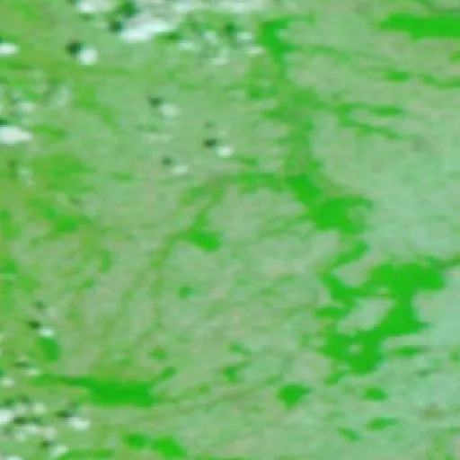 Wildfire near Broglie — NASA satellite