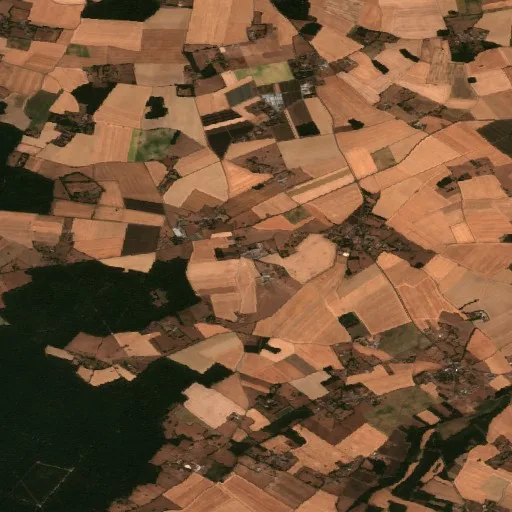 Incendio cerca de Broglie — Sentinel-2 true color