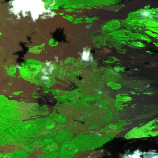 Incendio cerca de Bronte — Sentinel-2 SWIR (fuego)