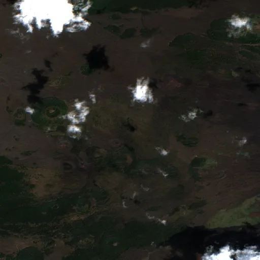 Incendio cerca de Bronte — Sentinel-2 true color