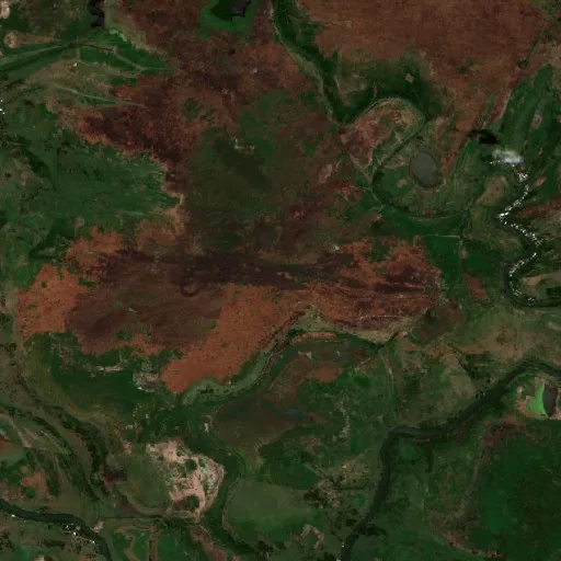 Wildfire near Buena Vista 1ra. Sección (Sep 3) — Sentinel-2 true color