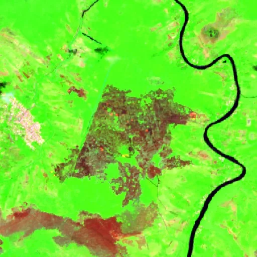 Wildfire near Buena Vista 1ra. Sección (Sep 12) — Sentinel-2 SWIR (fuego)