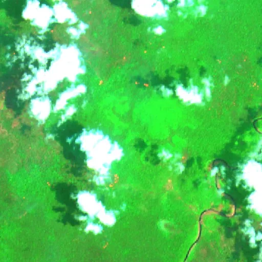 Wildfire near Bula (Oct 18) — Sentinel-2 SWIR (fuego)
