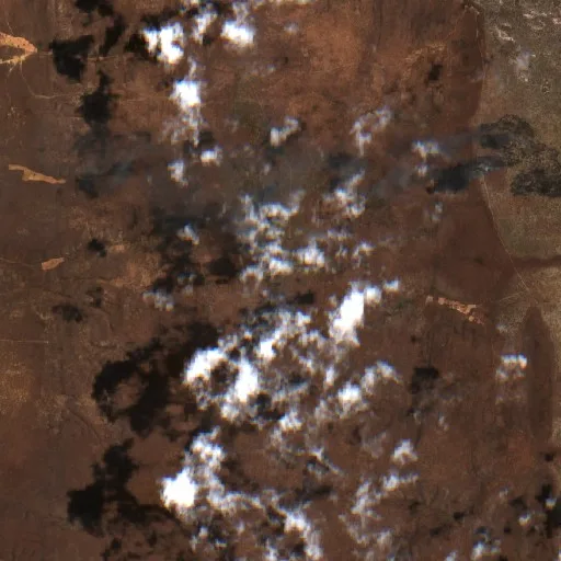 Incendio cerca de Buritirama — Sentinel-2 true color