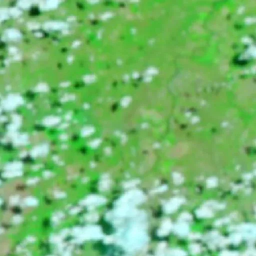 Wildfire near Buritizeiro — NASA satellite