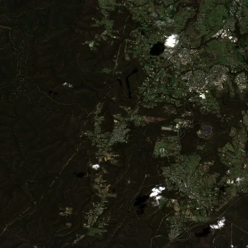 Buxton Bushfire — Sentinel-2 true color