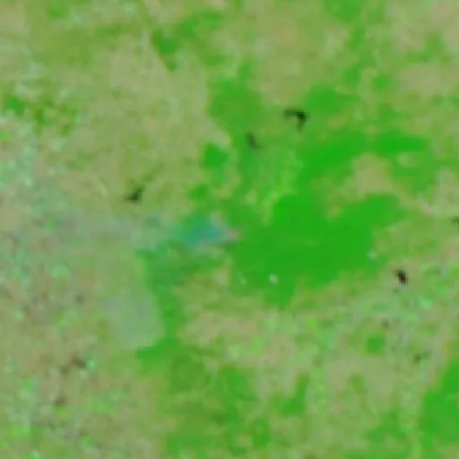 Wildfire near Cabarlah — NASA satellite