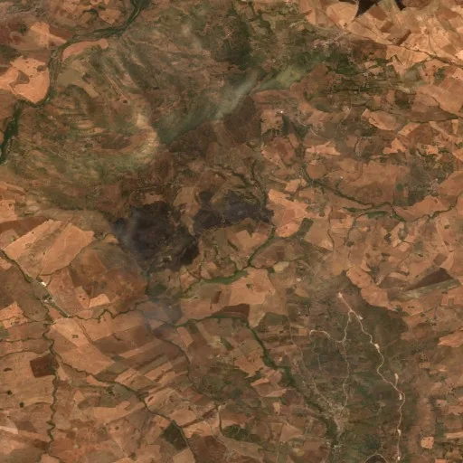 Wildfire near Caccamo — Sentinel-2 true color