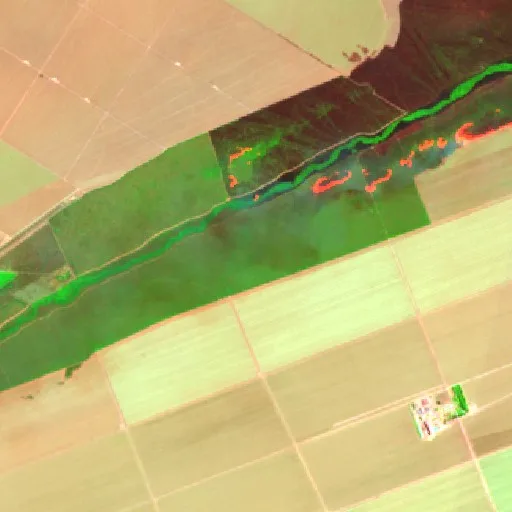 Incendio cerca de Cachoeira (1 sep) — Sentinel-2 SWIR (fuego)