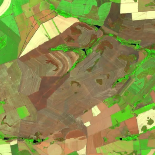 Wildfire near Cachoeira Dourada — Sentinel-2 SWIR (fuego)