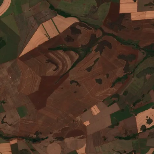 Wildfire near Cachoeira Dourada — Sentinel-2 true color