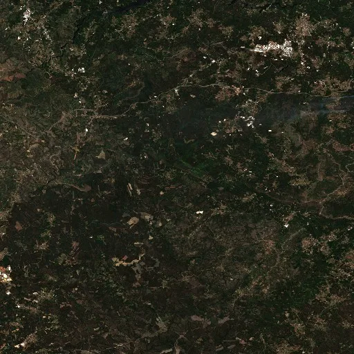 Incendio Wildfire near Cambra e Carvalhal de Vermilhas (PT) — Sentinel-2 true color