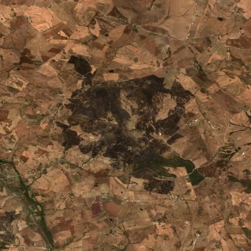 Incendio cerca de Cammarata (Jul 14 #2) — Sentinel-2 true color