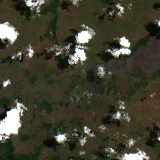 Wildfire near Campestre do Maranhão — Sentinel-2 true color