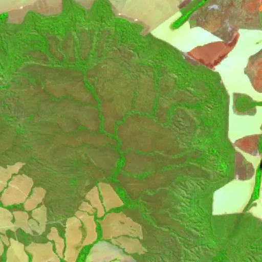 Wildfire near Campinápolis (Aug 17 · NE) — Sentinel-2 SWIR (fuego)