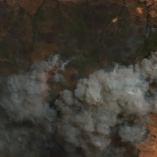 Incendio cerca de Campinápolis (31 ago · SW) — Sentinel-2 true color