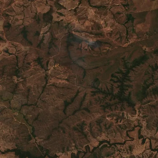 Incendio cerca de Campinápolis (27 ago · SE) — Sentinel-2 true color