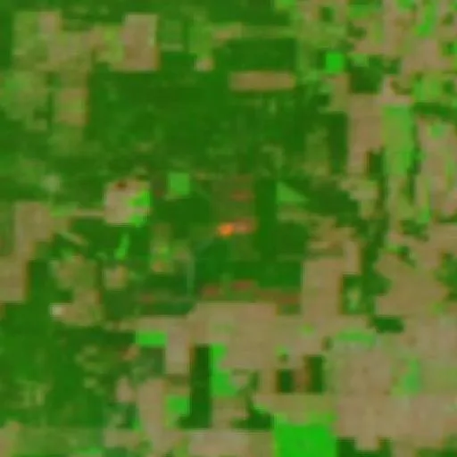 Wildfire near Campo Gallo (Sep 23) — NASA satellite