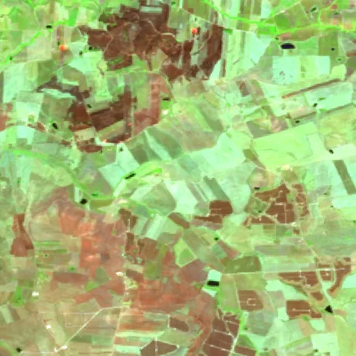 Incendio cerca de Camporeale — Sentinel-2 SWIR (fuego)