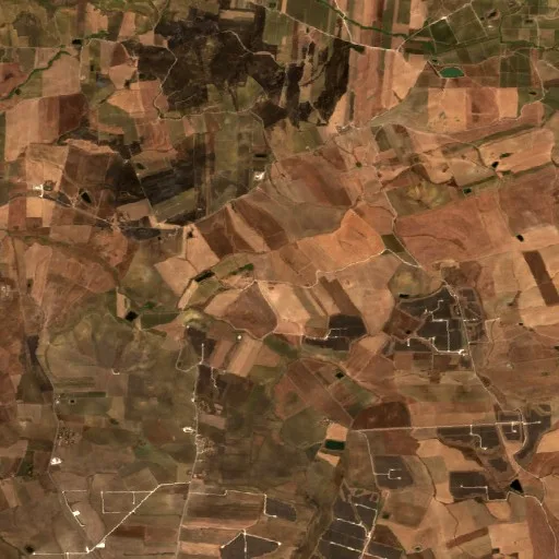 Incendio cerca de Camporeale — Sentinel-2 true color