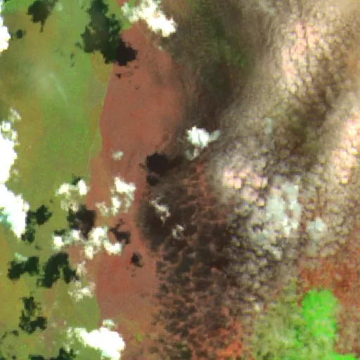 Wildfire near Campos de Júlio (Sep 3) — Sentinel-2 SWIR (fuego)