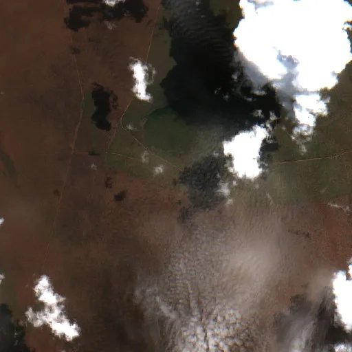 Wildfire near Campos de Júlio (Aug 21) — Sentinel-2 true color