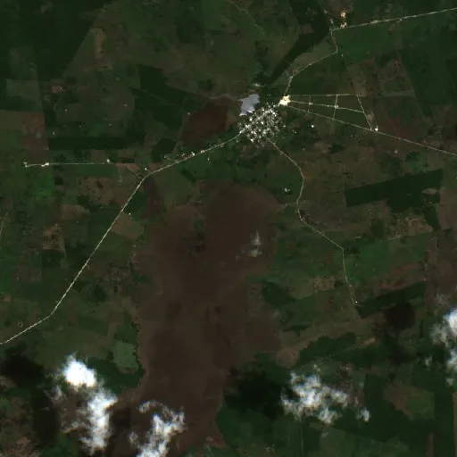 Incendio cerca de Candelaria — Sentinel-2 true color