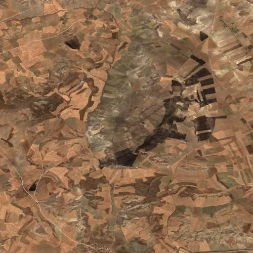 Wildfire near Çankırı — Sentinel-2 true color