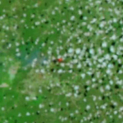 Incendio cerca de Canto do Buriti — NASA satellite