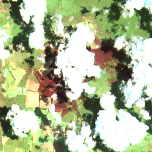 Wildfire near Canto do Buriti — Sentinel-2 SWIR (fuego)