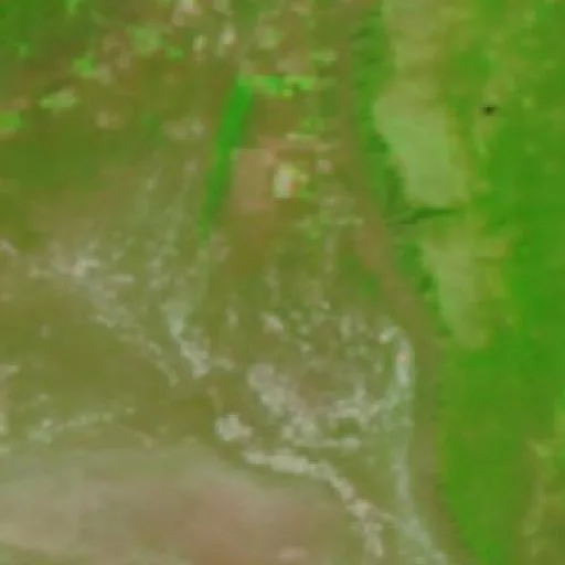 Incendio cerca de Capayán — NASA satellite