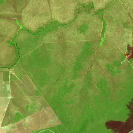 Incendio cerca de Capoeira do Filipão — Sentinel-2 SWIR (fuego)