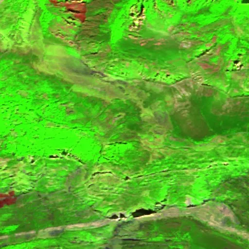Wildfire near Cármenes — Sentinel-2 SWIR (fuego)